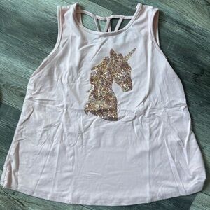 btween super soft, never worn new size 10 unicorn top